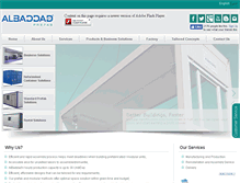 Tablet Screenshot of albaddadprefab.com